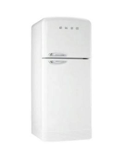 Smeg Fab50B 80Cm Retro Style Frost Free Fridge Freezer - White Smeg Fab50B 80Cm Retro Style Frost Free Fridge Freezer - White